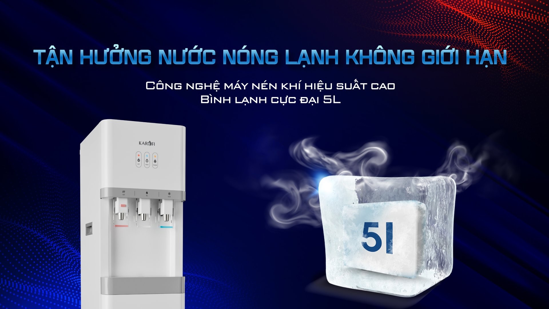 Công nghệ máy nen khí hiệu suất cao bình lạnh cực đại 5l