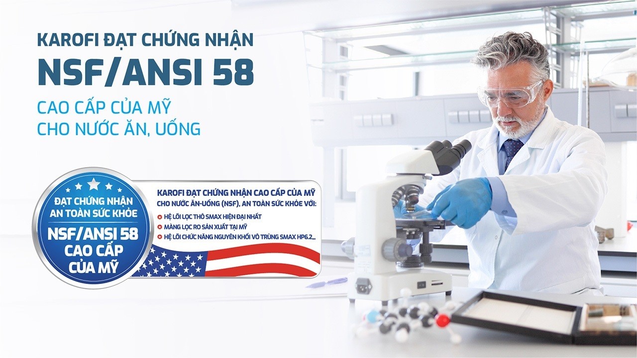 chung-nhan-nsf-ansi-58-cho-may-loc-nuoc-karofi