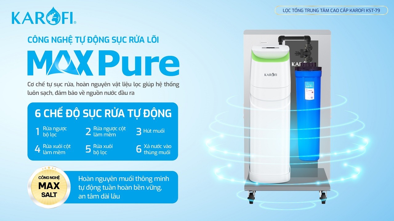 loc-tong-trung-tam-karofi-kst-79-voi-cong-nghe-tu-dong-suc-rua-maxpure-6-che-do