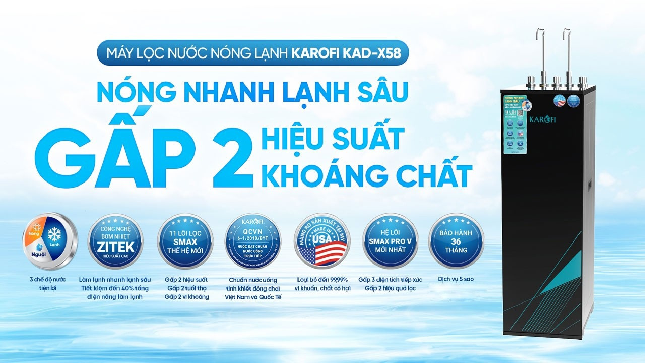 may-loc-nuoc-nong-lanh-karofi-kad-x58-kv