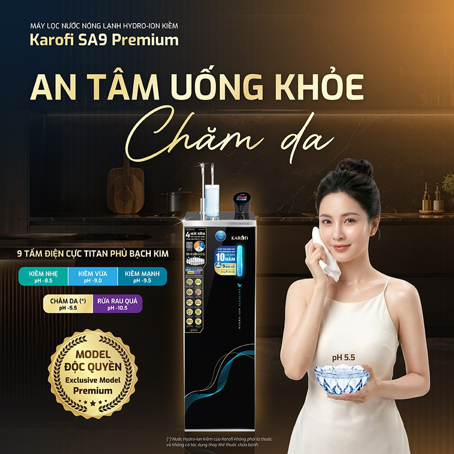 hydro-ion-kiem-karofi-sa9-premium-cham-da