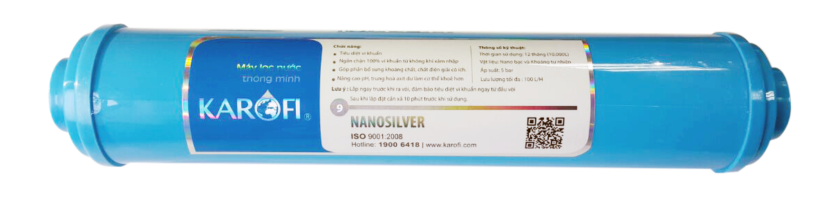 Lõi nano bạc - máy lọc nước hãng nào tốt
