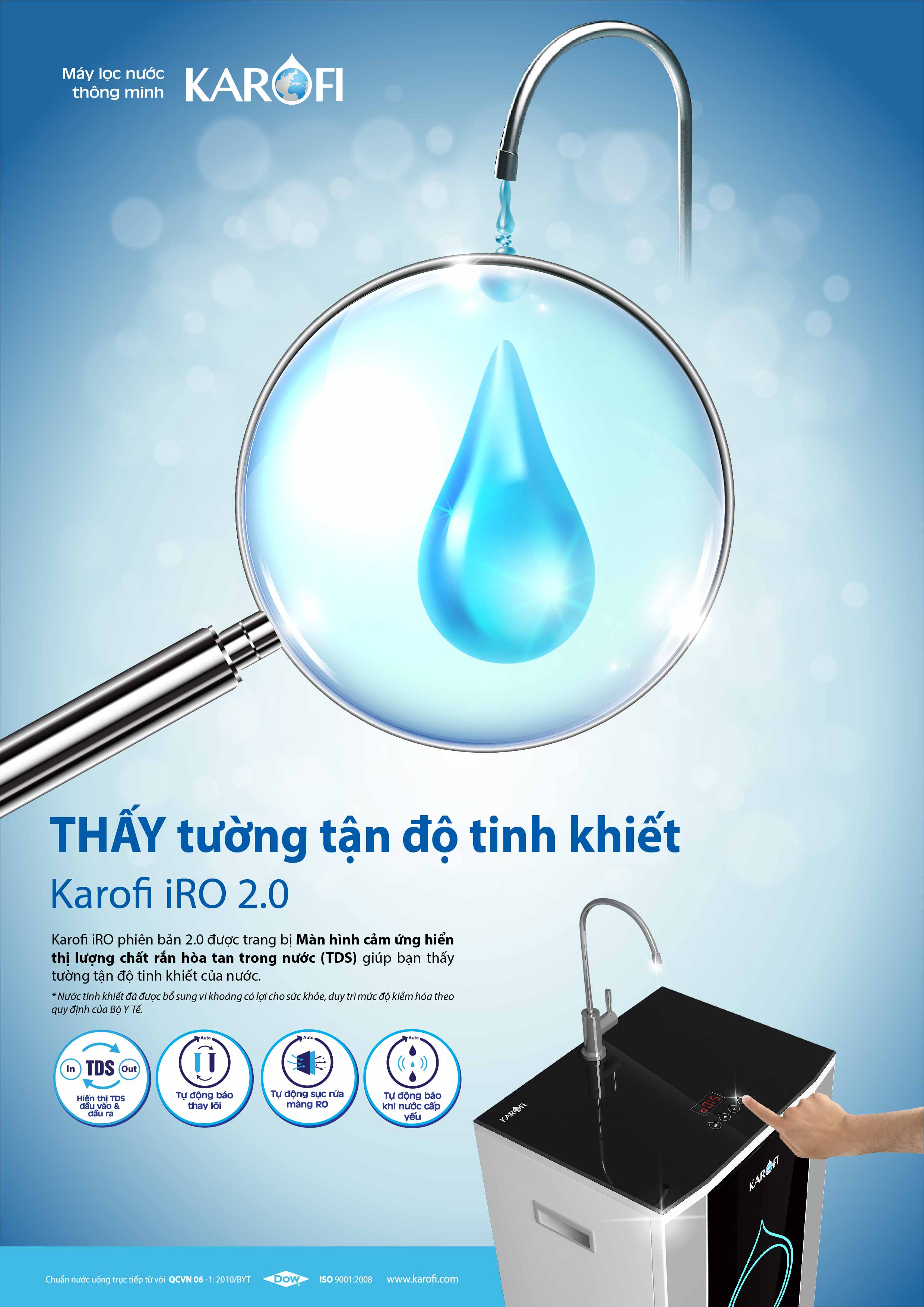 Máy lọc nước thông minh Karofi