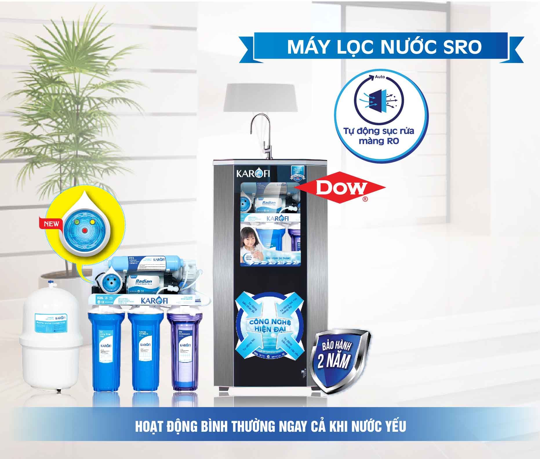 Máy lọc nước thông minh Karofi