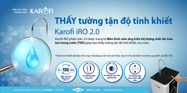 Máy lọc nước thông minh Karofi