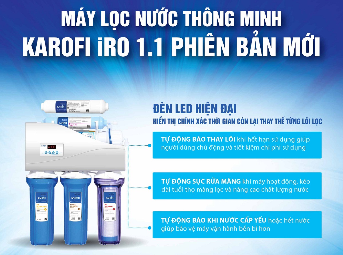 Máy lọc nước thông minh Karofi