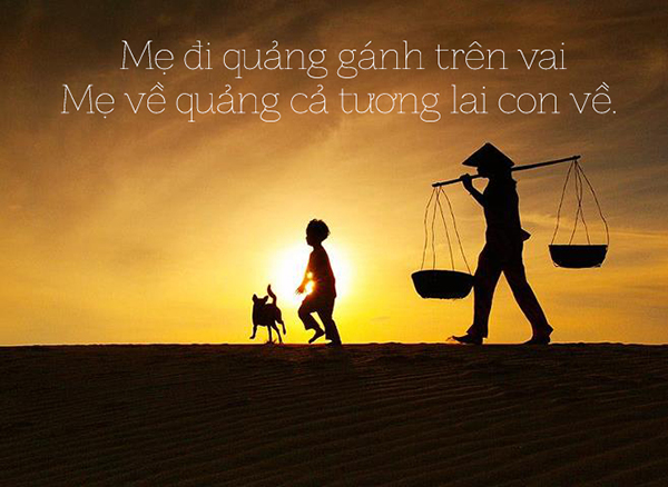 Trưởng thành là khi tôi biết thương mẹ