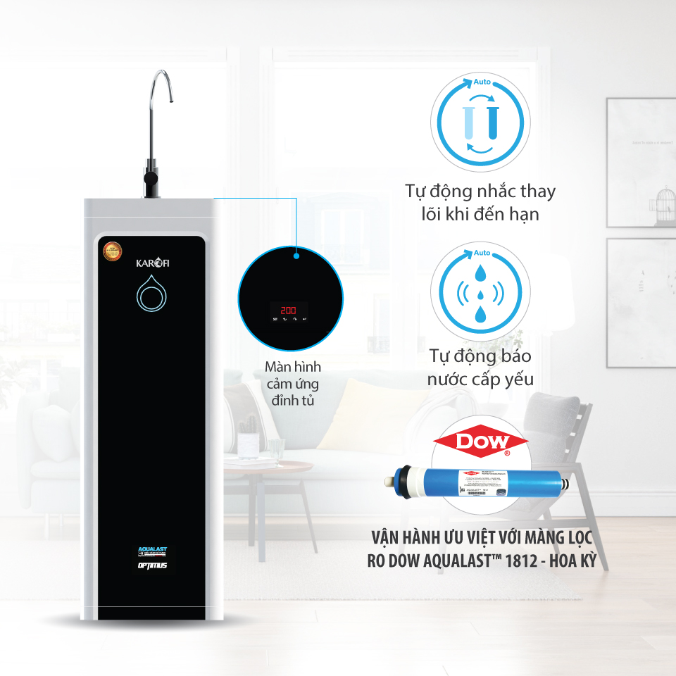 Máy lọc nước Karofi Optimus