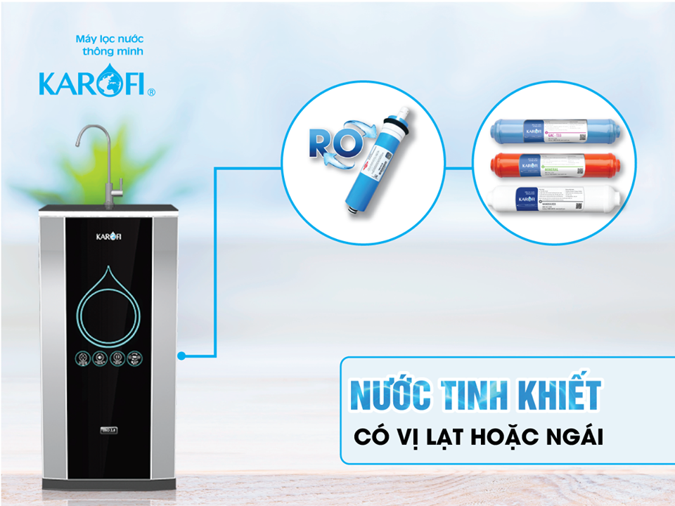 máy lọc nước thông minh karofi